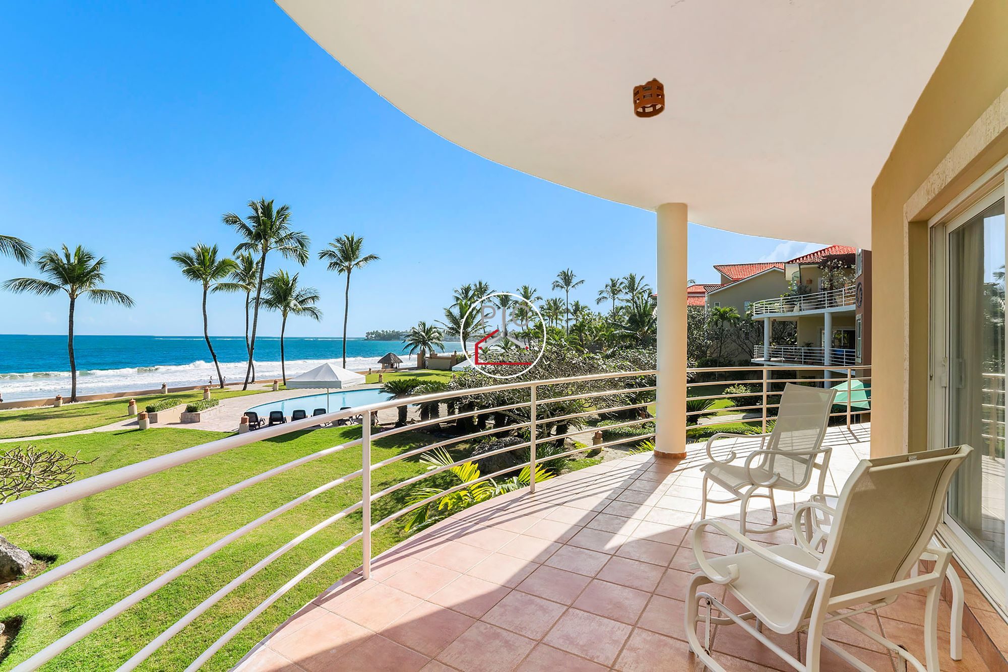 EXCLUSIVE BEACHFRONT CONDOMINIUM — Cabarete Bay, North Coast – One of Cabarete’s Most Prestigious Gated Communities
