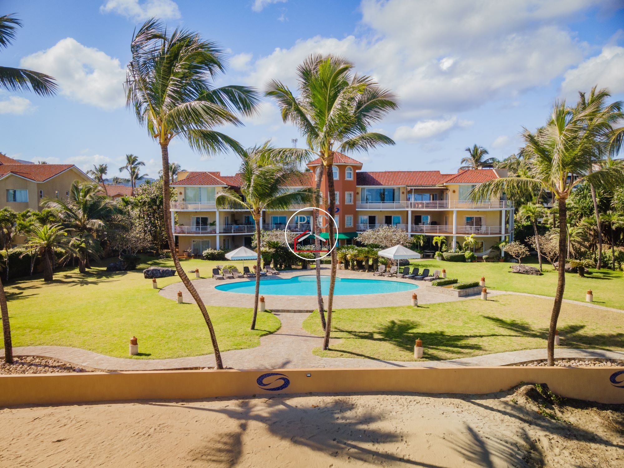 EXCLUSIVE BEACHFRONT CONDOMINIUM — Cabarete Bay, North Coast – One of Cabarete’s Most Prestigious Gated Communities